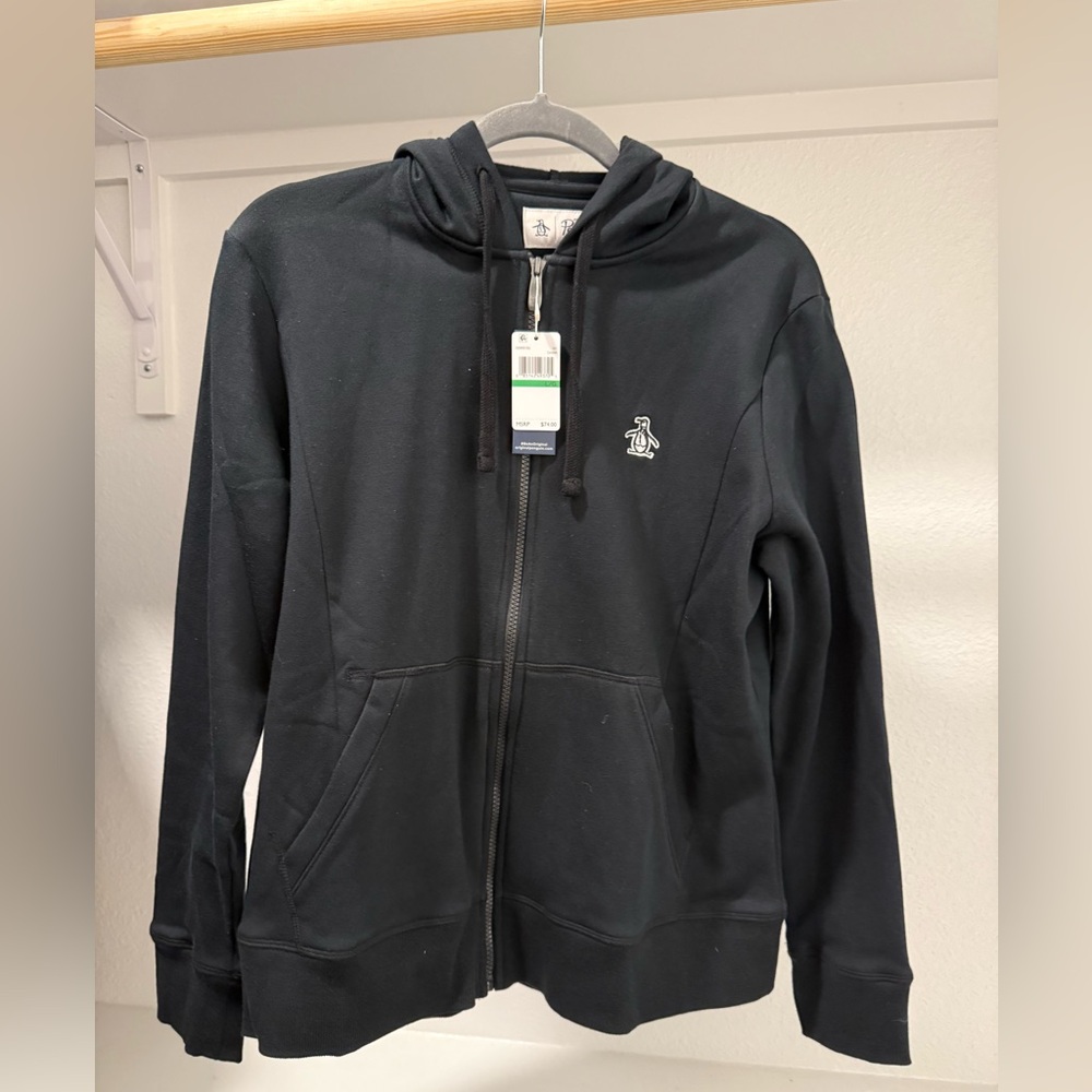 Black zip up jacket